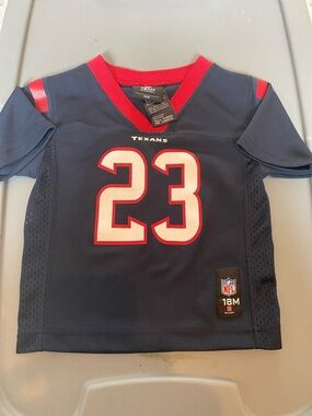 NFL Houston Texans Navy & Red Toddler #23 Jersey